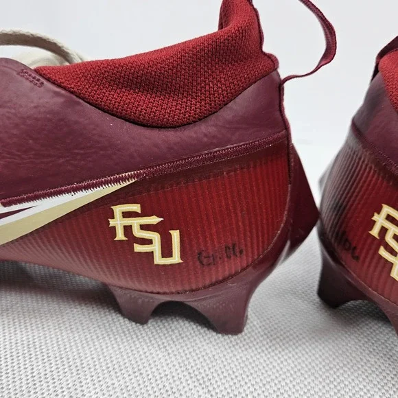 Nike Vapor Edge Pro 360 2 FSU Seminoles Football Cleats Team Issued Mens 12.5 W